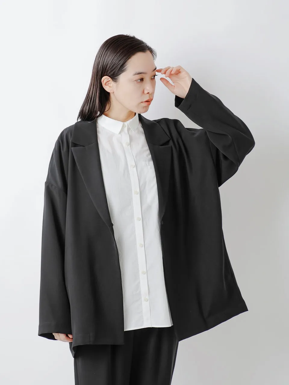 HOSHII TO DEAU(ホシイトデアウ)×Si-Si-Si(スースースー)aranciato別注 コクーン ジャケット 2021-aw020