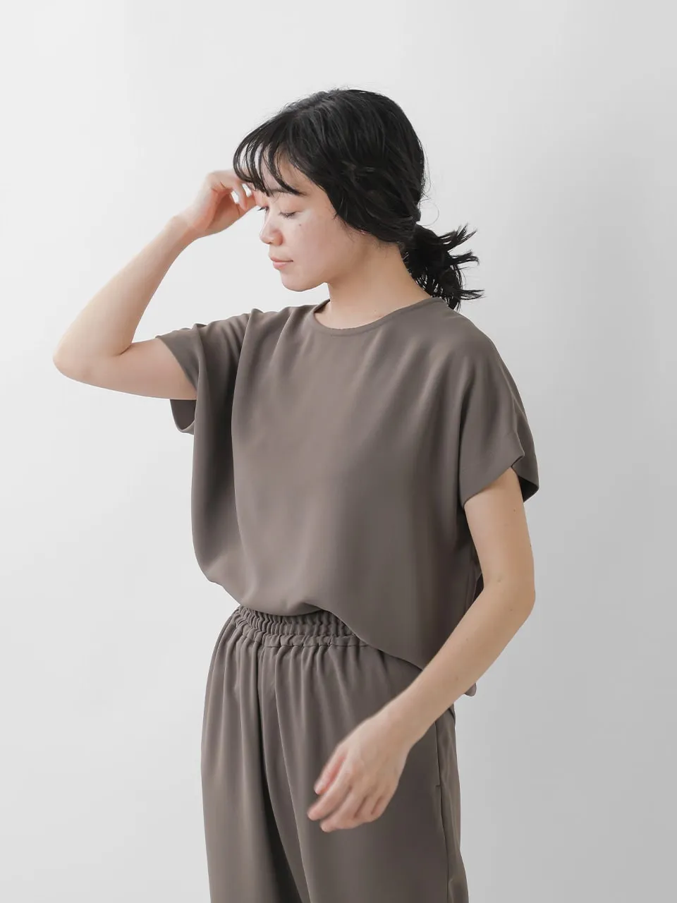 TRAVAIL MANUEL(トラバイユマニュアル)ベネシャン フレンチ ブラウス 3003-same1