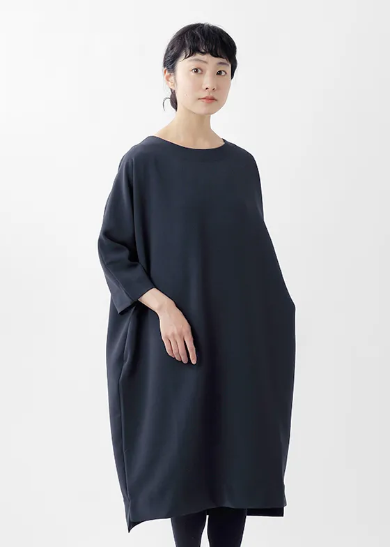 ダブルクロス コクーン スリット ワンピース tm3002