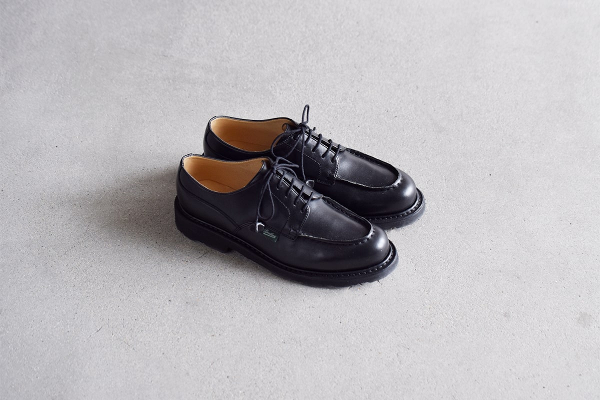 Paraboot Uチップレザーシューズ シャンボード